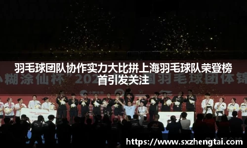 羽毛球团队协作实力大比拼上海羽毛球队荣登榜首引发关注